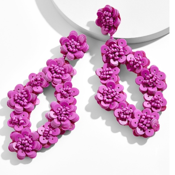 BaubleBar Jewelry - Baublebar || Tulipa Sequin Drop Statement Earrings